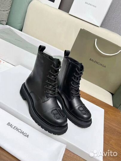 Ботинки Balenciaga натуральная кожа