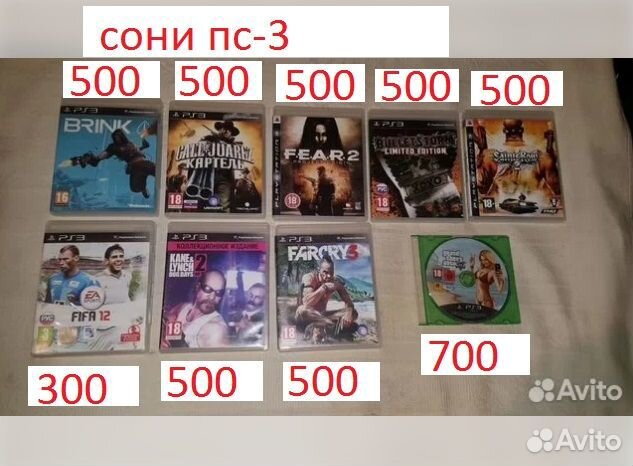 Лицензионные игры для xbox 360/one/PS3/PS4