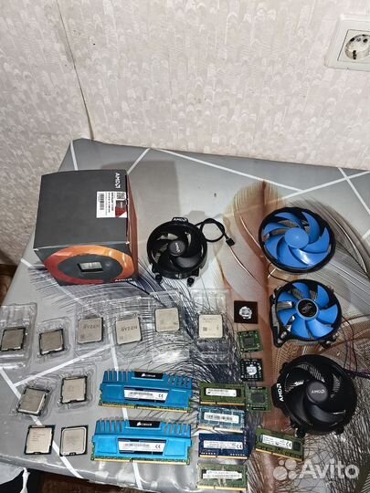 Комплектующие для пк и ноутбука ryzen, Intel