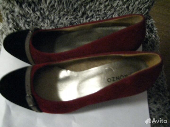 Туфли женские замшевые размер 38