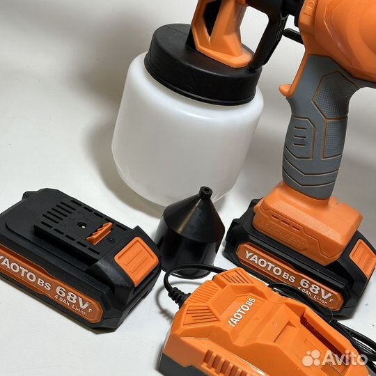 Краскопульт аккумуляторный 68V