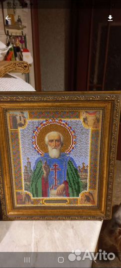 Вышивка бисером иконы