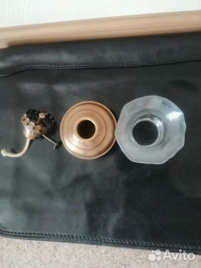 Керосиновая лампа латунь