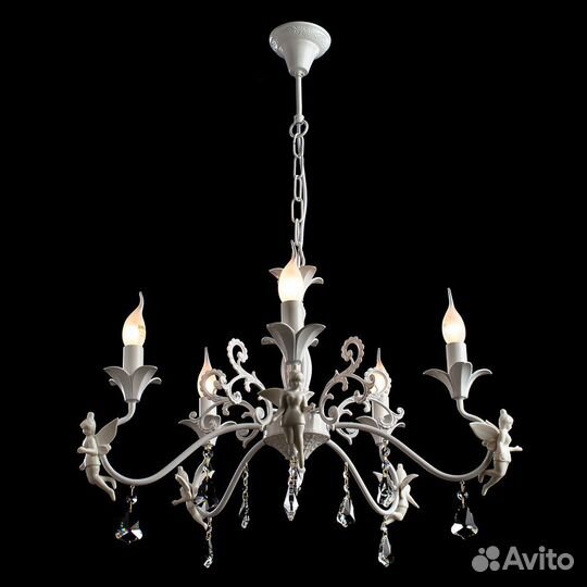 Подвесная люстра Arte Lamp Angelina A5349LM-5WH