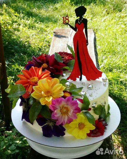 Топперы в букеты и торты