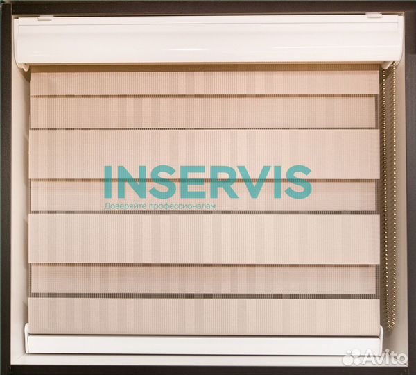 Рулонные шторы зебра