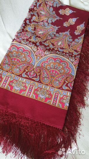 Павловопосадский платок, Волшебный танец, 125х125