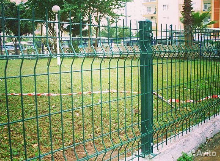 Сетка для забора 3d