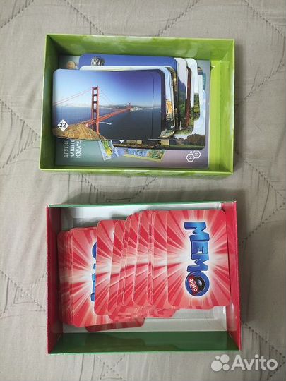 Игры настольные «Мемо» (2 шт.)