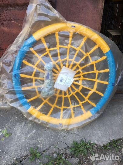 Качели Гнездо 100см сине-желтые Россия