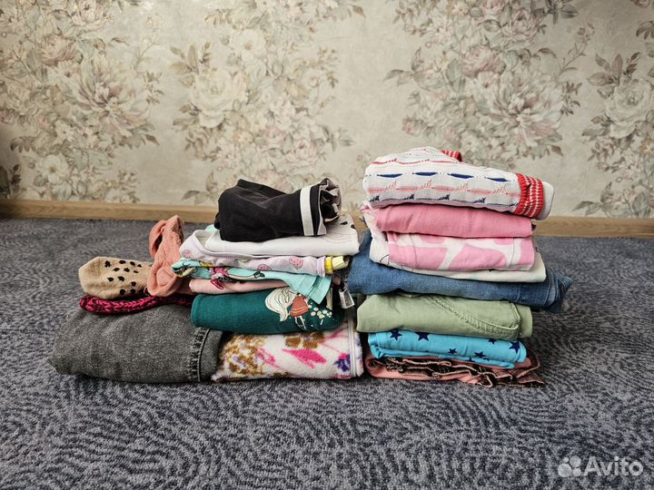 Одежда пакетом на девочку 110