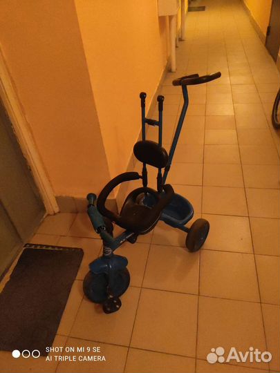 Детский велосипед бу, трех колесный