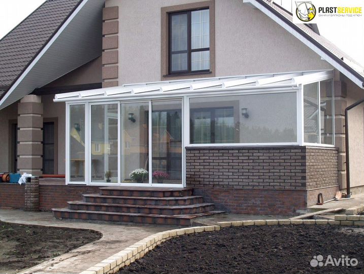 Пластиковые окна Rehau, остекление террас, беседок