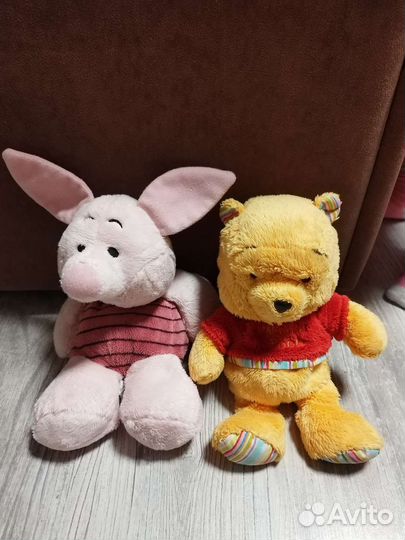 Мягкая игрушка Винни-пух и Пятачок