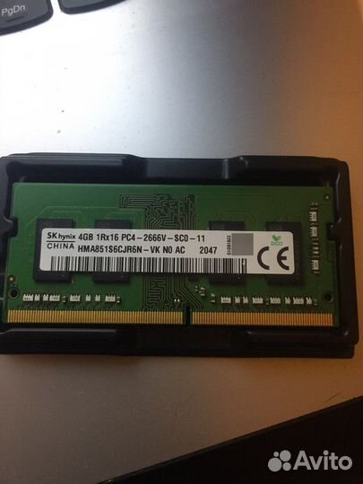 Оперативная память ddr4 sodimm 4gb