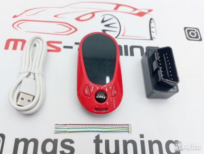 Смарт ключ Джип стиль Mercedes new красный