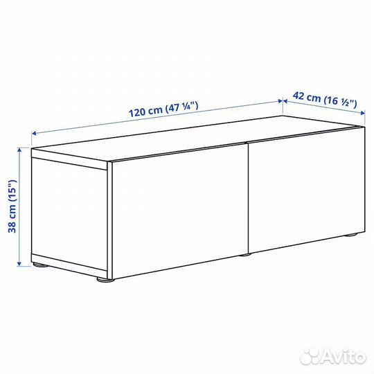 Тумба под тв IKEA бесто