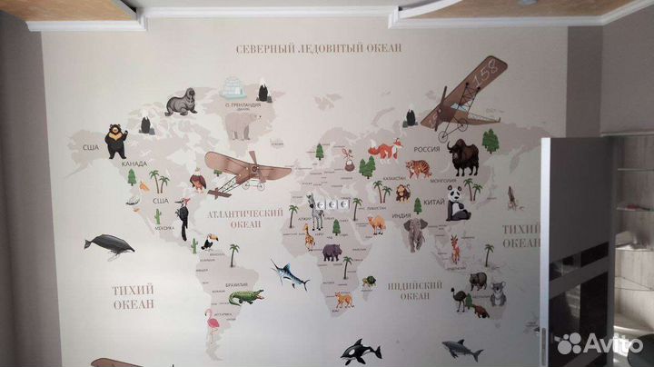 Поклейка обоев