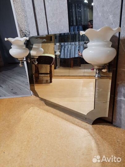 Зеркало в ванную с подсветкой бу