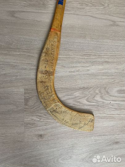 Клюшка для хоккея с мячом (раритет с автографами)