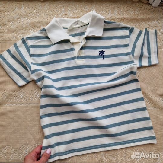 Футболки Поло h&m 110 см новые