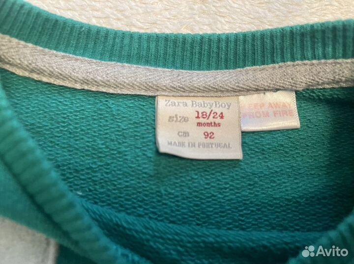 Зеленый свитшот Zara
