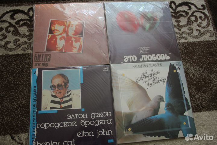 Виниловые пластинки зарубежка б/у