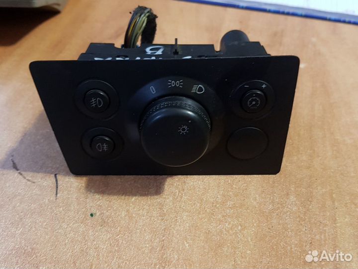 Опель зафира в блок ключения света