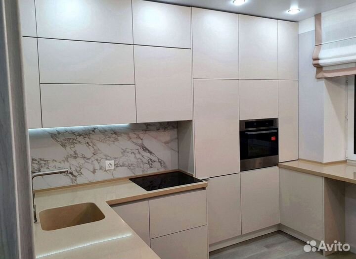 Современная кухня на заказ мдф фасады