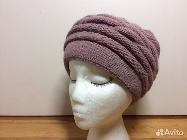 Уютная шапочка на осень и зиму,р-р 53-56, арт 314