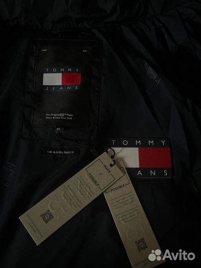 Tommy jeans пуховик