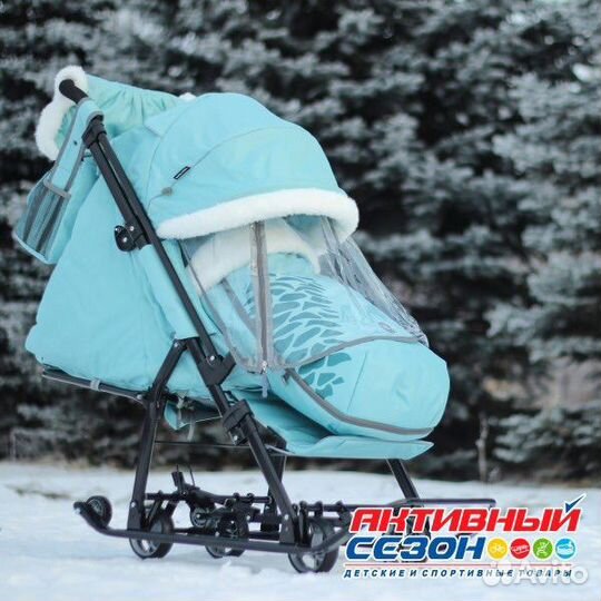 Санки коляска nika детские