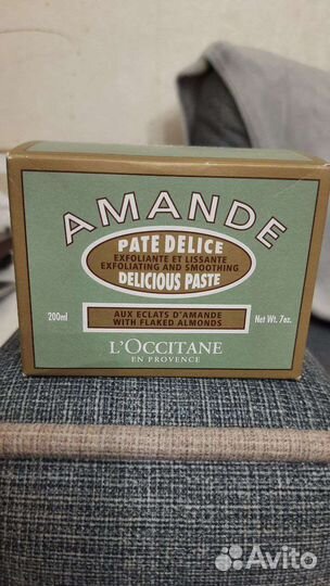 Паста скраб для тела миндальная l'occitane