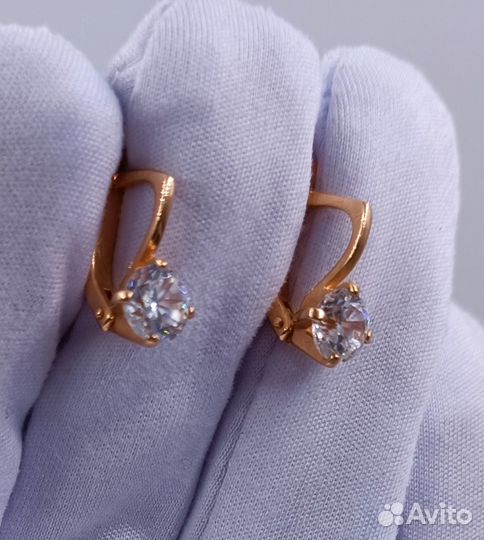 Золотые Серьги 585 пробы. Рассрочка