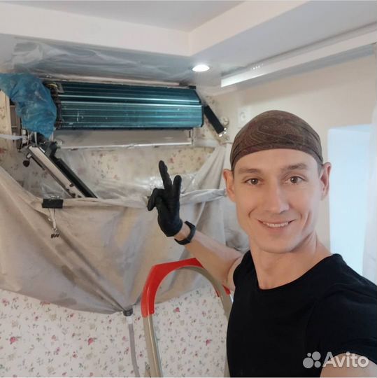 Чистка сплит систем, ремонт, заправка