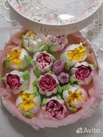 Букет из зефира