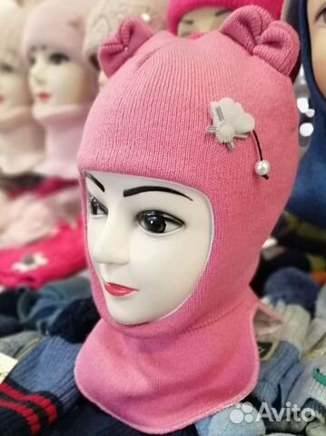 Шапка шлем для девочки новая