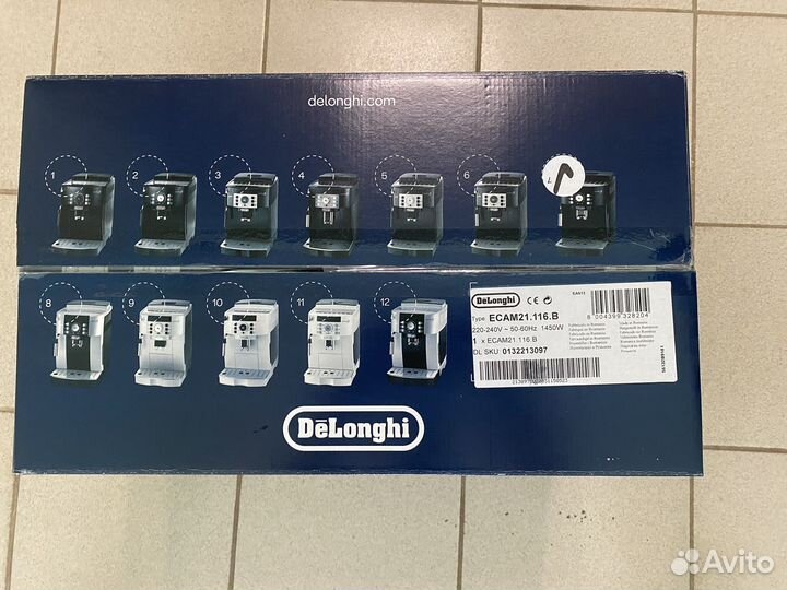 Кофемашина DeLonghi magnifica s ecam21.116.b