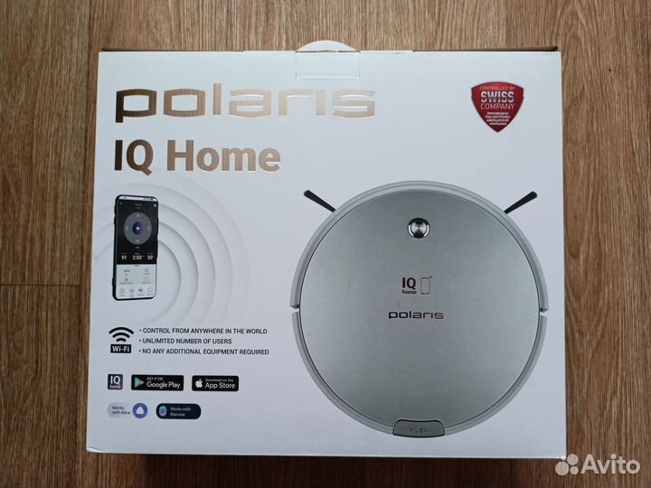 Робот пылесос Polaris pvcr 0833 WI-FI IQ, новый