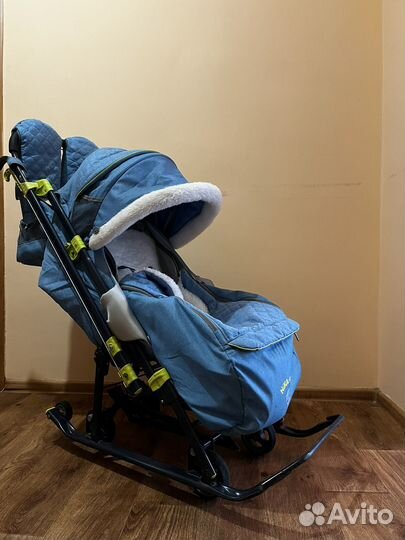 Санки коляска ника 7/3