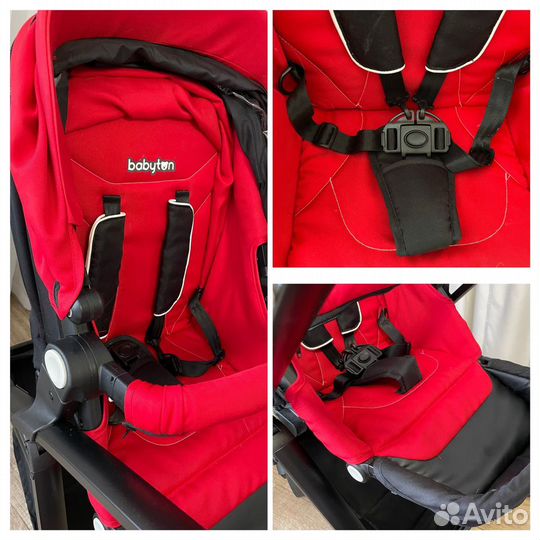 Прогулочная коляска Babyton urban Red