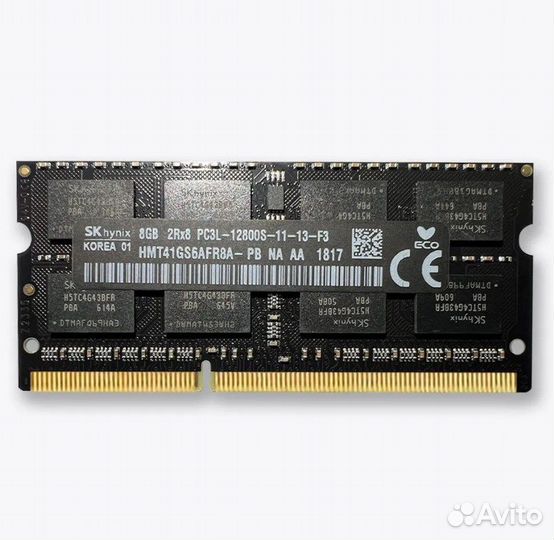 Hynix DDR3L 1600 мгц 1.35V SO-dimm 1x8 гб