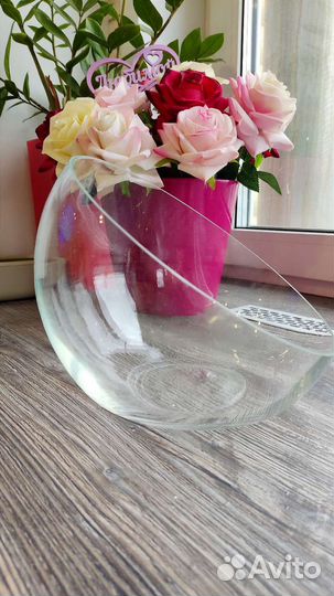 Ваза полукруглая для флорариума