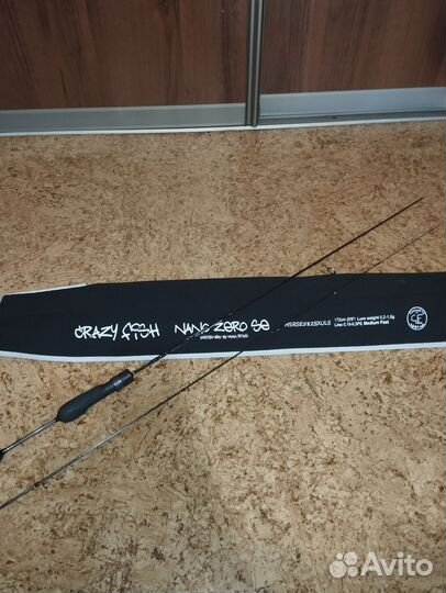 Спиннинг crazy fish nano zero se