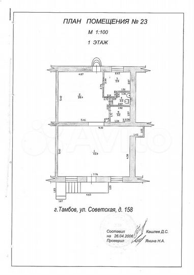 Торговое помещение, 84 м², ул. Советская