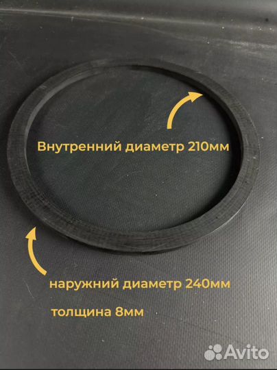 Прокладка резинка фляги бидона