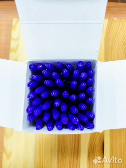 Ручка шариковая, синяя, упаковка 50 штук