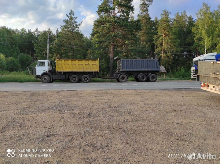 Услуги самосвала маз