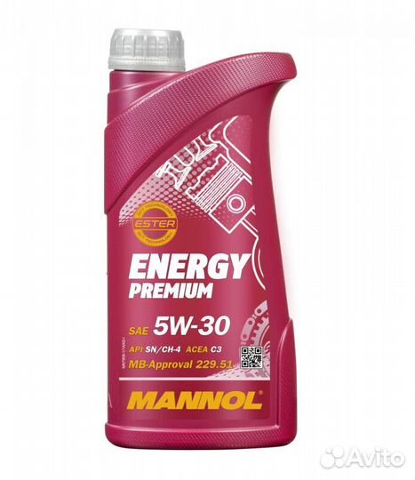 Моторное масло Mannol 7908 Energy Premium 5W-30 си