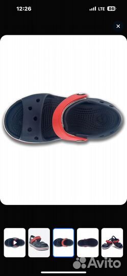 Сандалии crocsдля девочки